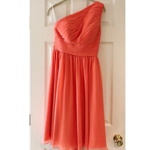 Papaya Bridesmaid Dress